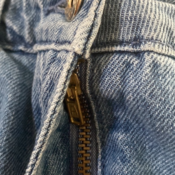 NWOT Blumarine Blue Lace Trim Distressed Skinny Jeans💙🤍💙 - Picture 4 of 13